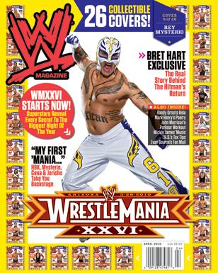 WWE Magazine April 2010 Rey Mysterio Magazine PWcatalog