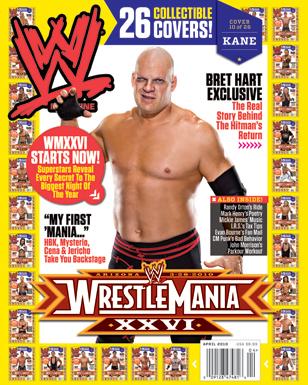 WWE Magazine April 2010 Kane Magazine PWcatalog