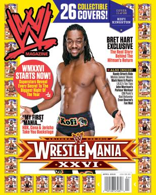 WWE Magazine April 2010 Kofi Kingston Magazine PWcatalog