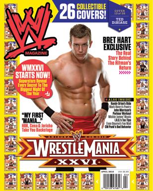 WWE Magazine April 2010 Ted Dibiase Jr. Magazine PWcatalog
