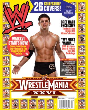 WWE Magazine April 2010 Cody Rhodes Magazine PWcatalog