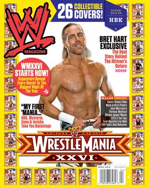 WWE Magazine April 2010 Shawn Michaels Magazine PWcatalog