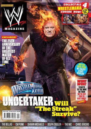 WWE Magazine March 2012 undertaker Magazine PWcatalog