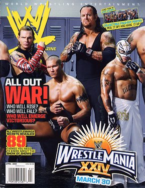 WWE Magazine April 2008 Magazine PWcatalog