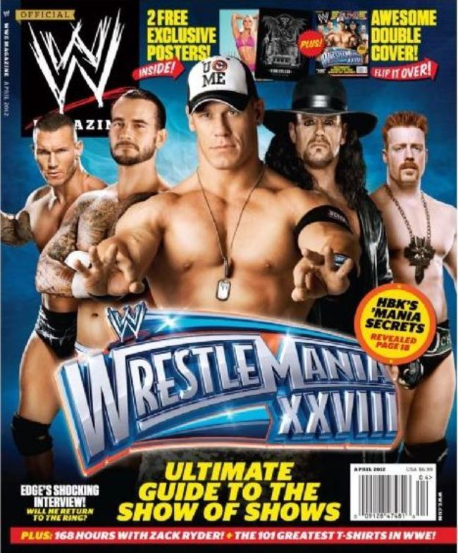 WWE Magazine April 2012 Magazine PWcatalog