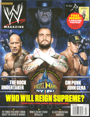 WWE Magazine April 2013 Magazine PWcatalog