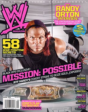 WWE Magazine August 2008 Magazine PWcatalog