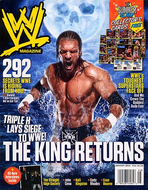 WWE Magazine August 2010 Magazine PWcatalog