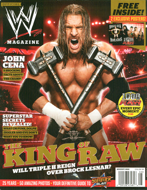 WWE Magazine August 2012 Magazine PWcatalog