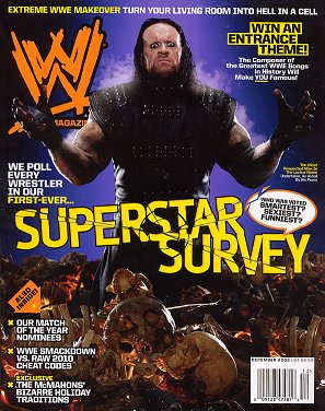 WWE Magazine December 2009 Magazine PWcatalog