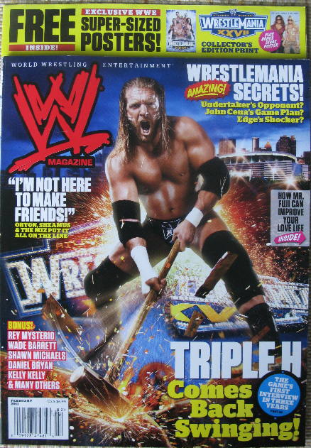 WWE Magazine February 2011 Magazine PWcatalog