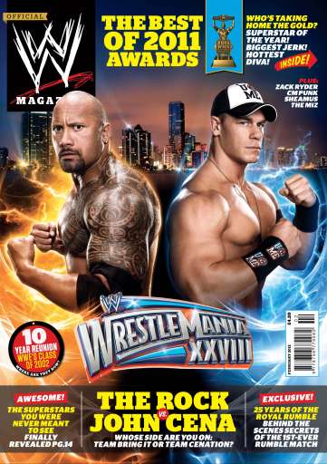 WWE Magazine January 2012 Magazine PWcatalog