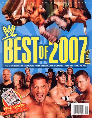 WWE Magazine January 2008 Magazine PWcatalog