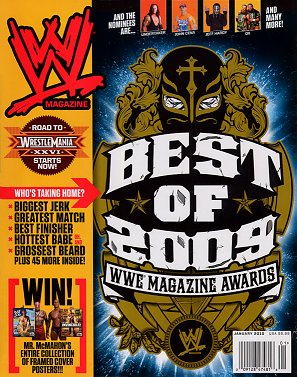 WWE Magazine January 2010 Magazine PWcatalog