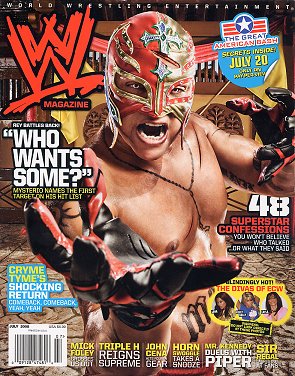 WWE Magazine July 2008 Magazine PWcatalog