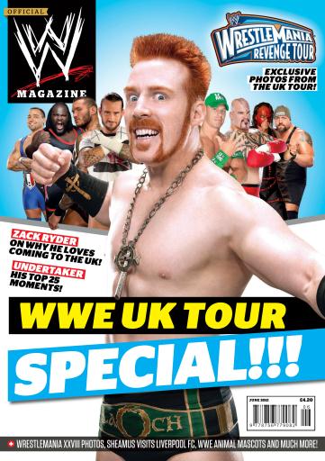 WWE Magazine June 2012 from The United Kingdom Magazine PWcatalog