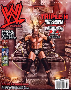 WWE Magazine March 2009 HHH Magazine PWcatalog