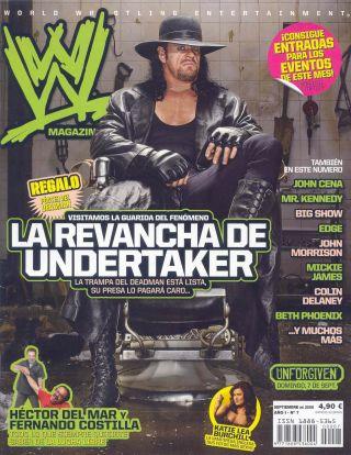 WWE Magazine from Spain September 2008 Magazine PWcatalog