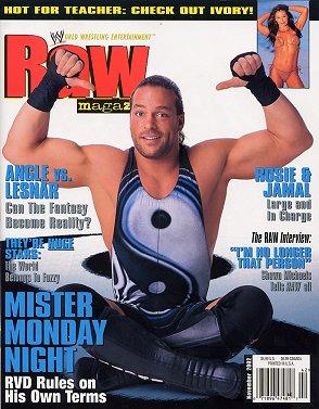 WWE Raw November 2002 Magazine PWcatalog