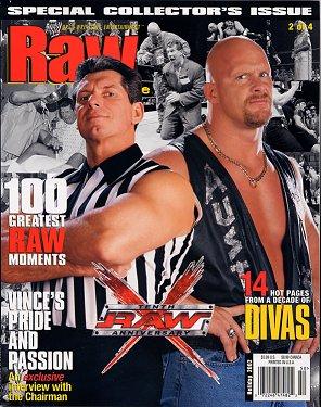 WWE Raw Holiday 2002 Vince McMahon Steve austin Magazine PWcatalog