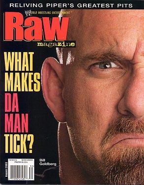 WWE Raw August 2003 Magazine PWcatalog