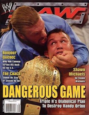 WWE Raw October 2004 Magazine PWcatalog