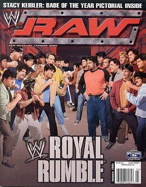WWE Raw January 2005 Magazine PWcatalog