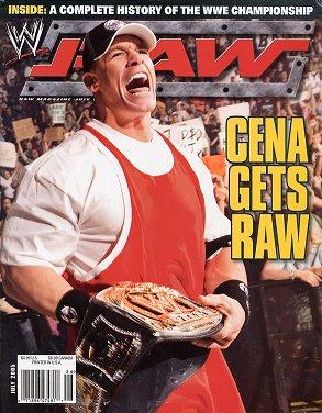 WWE Raw July 2005 Magazine PWcatalog
