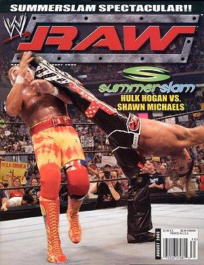 WWE Raw August 2005 Magazine PWcatalog