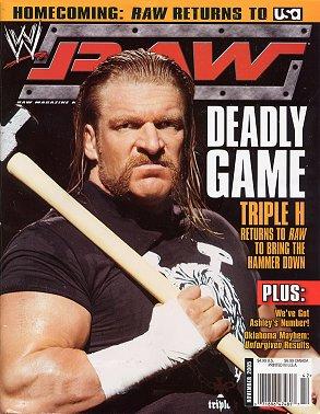 WWE Raw November 2005 Magazine PWcatalog