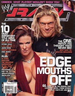 WWE Raw April 2006 Magazine PWcatalog