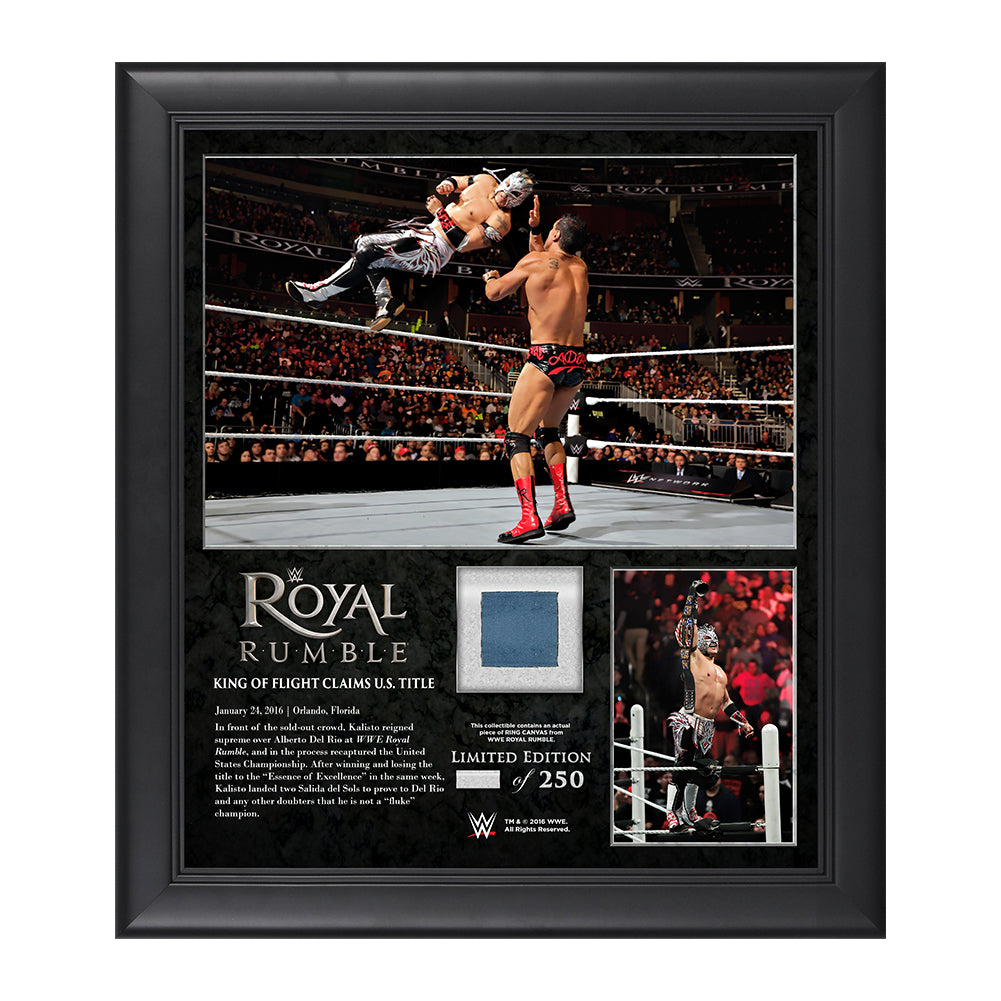 WWE Royal Rumble 2016 Kalisto 15 x 17 Photo Collage Plaque Pwcatalog