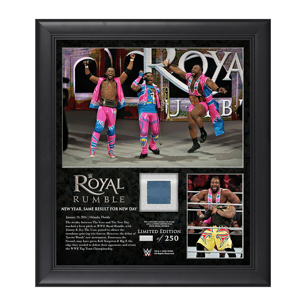 WWE Royal Rumble 2016 New Day 15 x 17 Photo Collage Plaque Pwcatalog