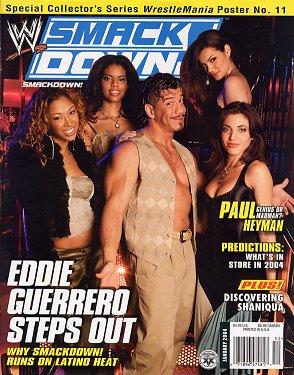 WWE Smackdown January 2004 Magazine PWcatalog