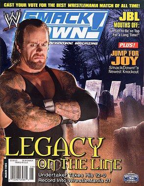 WWE Smackdown March 2005 Magazine PWcatalog