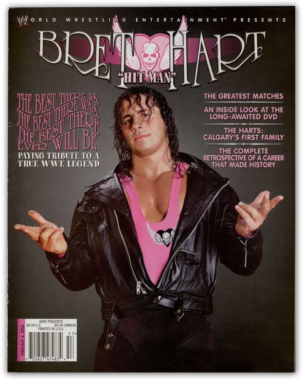 WWE Special Bret Hart 2006 Magazine PWcatalog