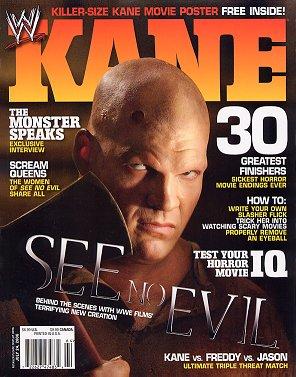 WWE Special kane 2006 Magazine PWcatalog