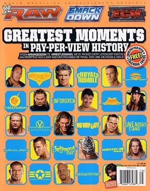 WWE Special Greatest Moments in PPV History 2007 Magazine PWcatalog