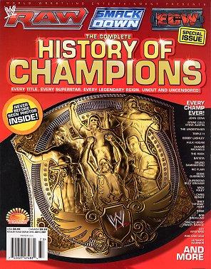 WWE Special History of champions 2007 Magazine PWcatalog