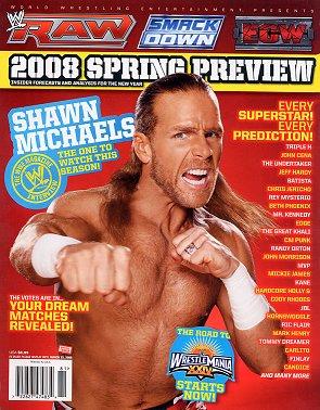 WWE Special 2008 Spring Preview Magazine PWcatalog