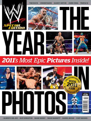 WWE Special WWE A Year in Photos 2011 Magazine PWcatalog