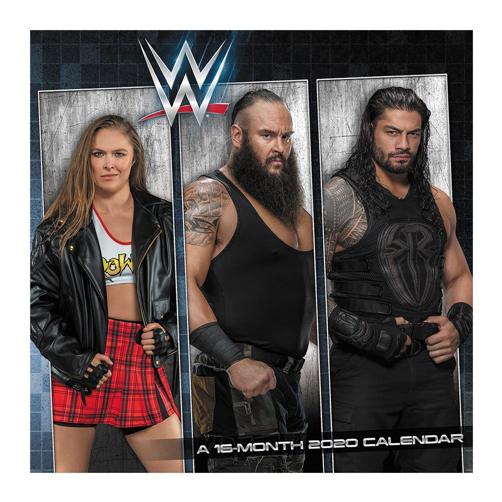 WWE Superstars 2020 Wall Calendar Pwcatalog