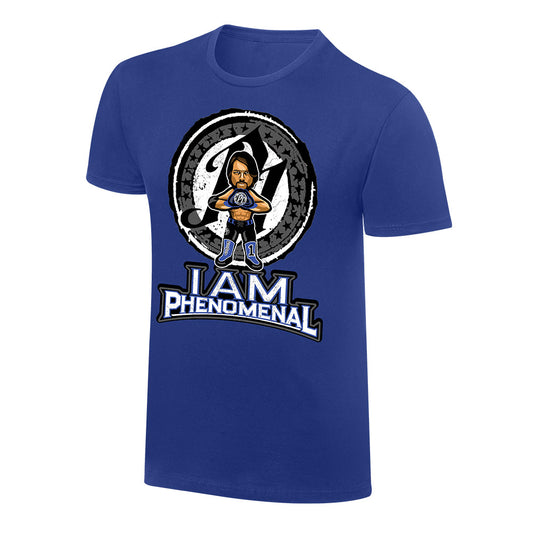 WWE x NERDS AJ Styles Phenomenal Cartoon T-Shirt Pwcatalog
