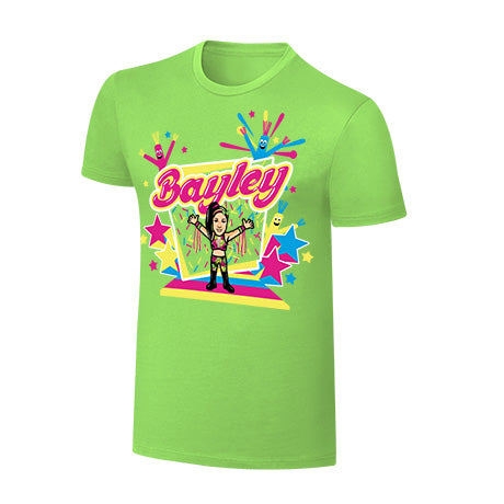 WWE x NERDS Bayley We Want Some Bayley Cartoon T-Shirt Pwcatalog