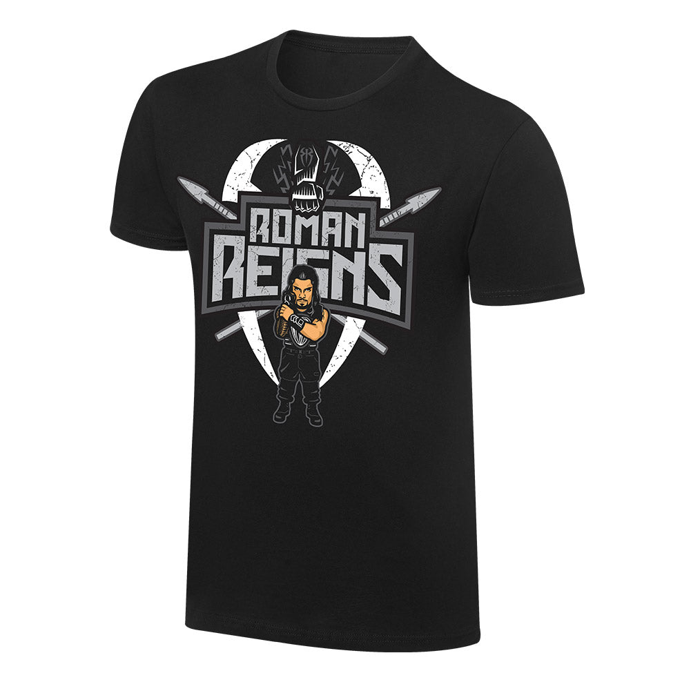 WWE x NERDS Roman Reigns Reigns Supreme Cartoon T-Shirt Pwcatalog