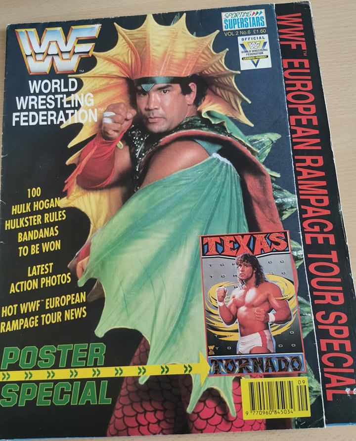 WWF Program European Rampage Magazine PWcatalog