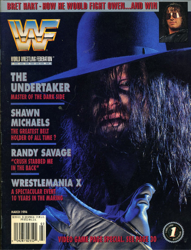 WWF Magazine March 1994 Magazine PWcatalog