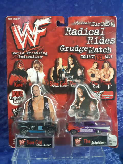 WWF Radical rides grudge match Steve Austin Undertaker PWcatalog