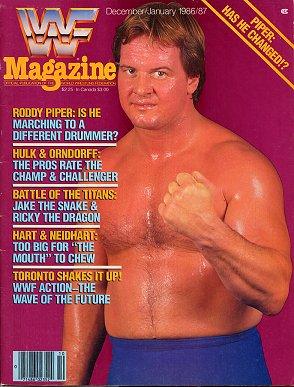 WWF Magazine December 1986 Magazine PWcatalog
