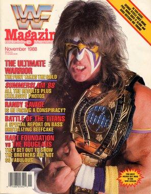 WWF Magazine November 1988 Magazine PWcatalog